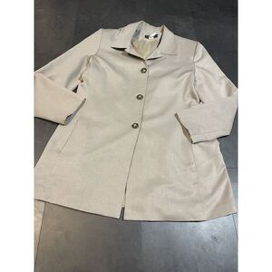 Vintage 90s Womens Beige Willow Ridge Jacket. Size XL D-326.